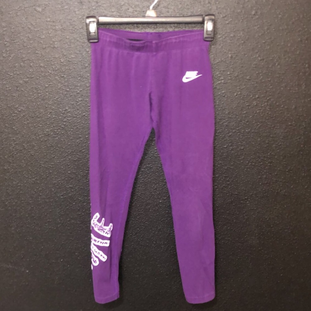 purple nike leggings